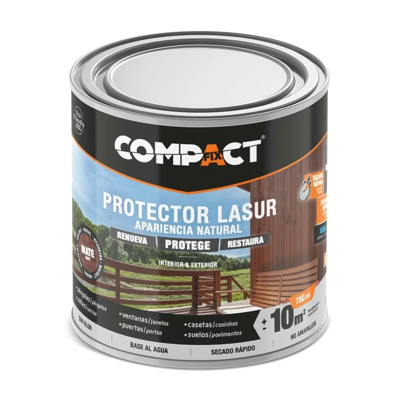 LASUR Protector Mate 750 ML. CASTAÑO