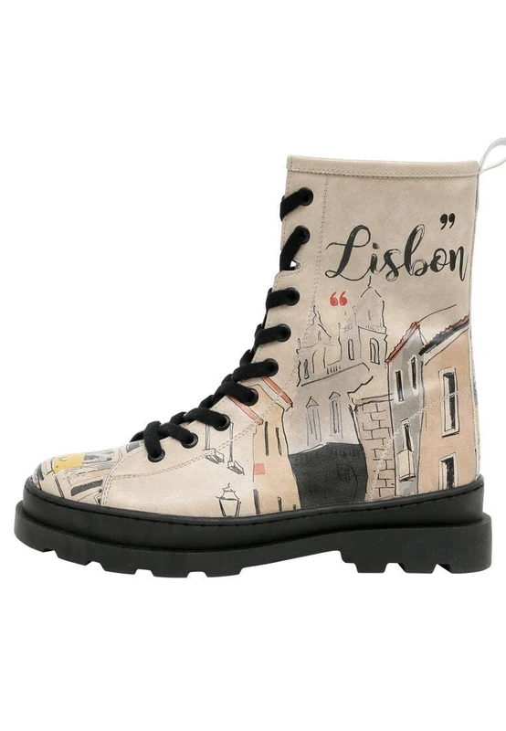 DOGO Women's Gisele Fashion Boots, Beige, 3 UK