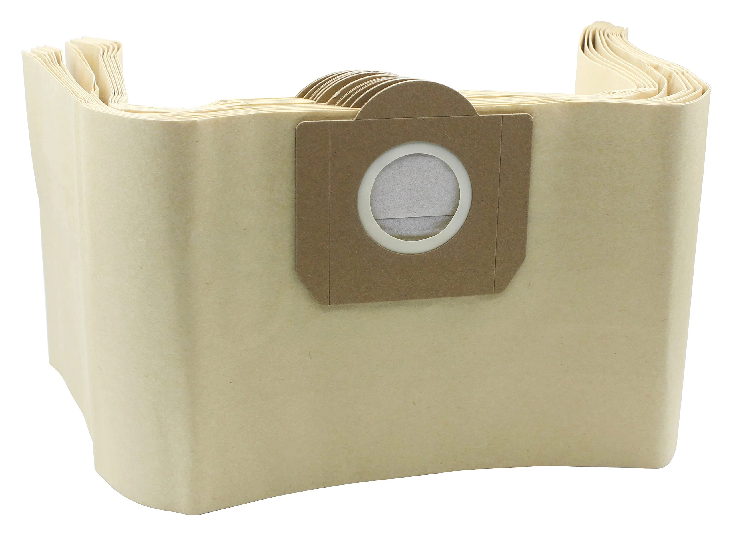KENSHIRE 10 pack paper filter bags compatible for Karcher MV3 WD3 WD3P bags Wet & Dry vacuum cleaner part A 2204, A 2234 PT, A 2534 PT SE 4001, SE 4002 vacuum, 6.959-130