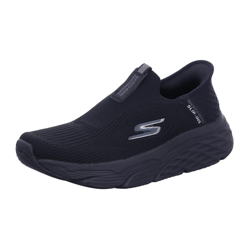 Skechers Mens Trainers Trainers, Black, 7