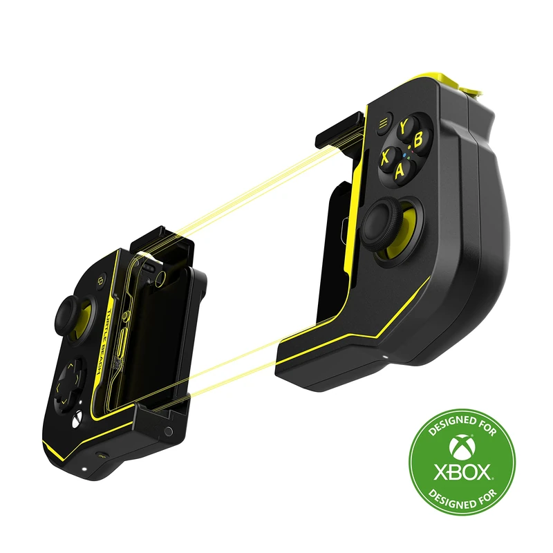 Turtle Beach Atom Mobile Gaming Controller Designed for Xbox & Android 8.0+ Devices with Bluetooth – Black/Yellow