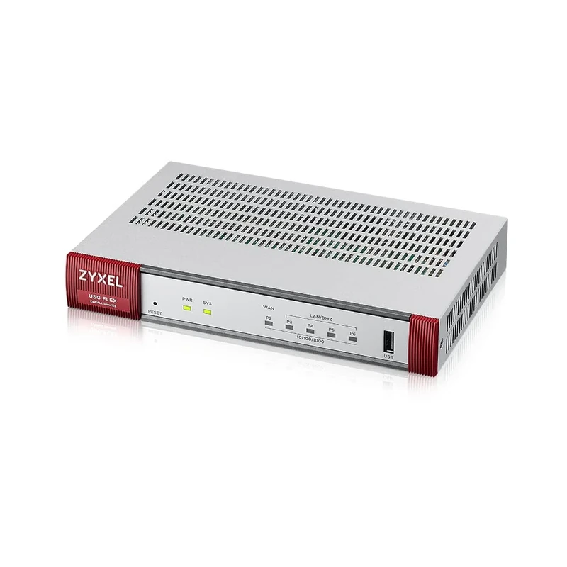 Zyxel Firewall ZyWALL Network Security/UTM Firewall Appliance | No SFP | Security Bundle [USGFLEX100]