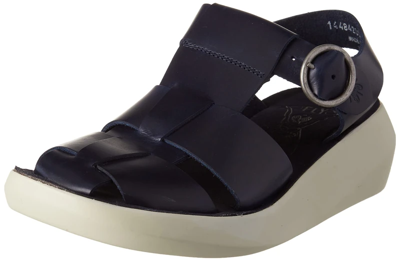 Fly London Women's BAWE842FLY Sandal, Blue, 5 UK