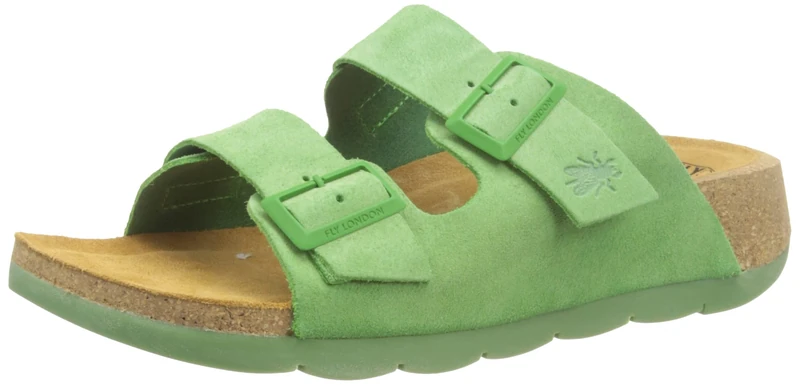 Fly London Women's CAJA721FLY Sandal, Lime Green, 3 UK