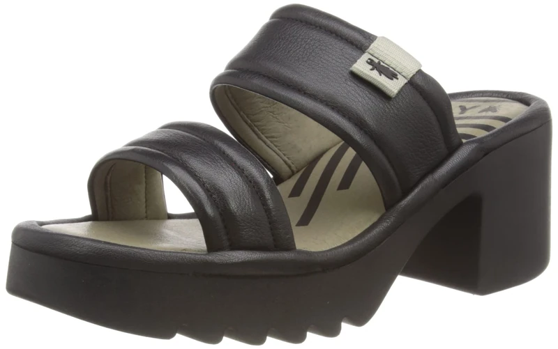 Fly London Women's MAVA432FLY Sandal, Black, 8 UK