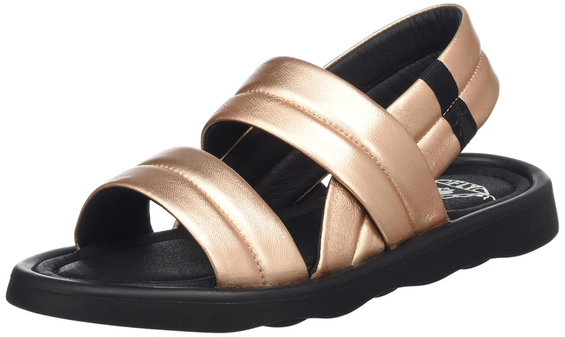 Fly London Women's TOFY941FLY Sandal, Blush Gold, 6 UK
