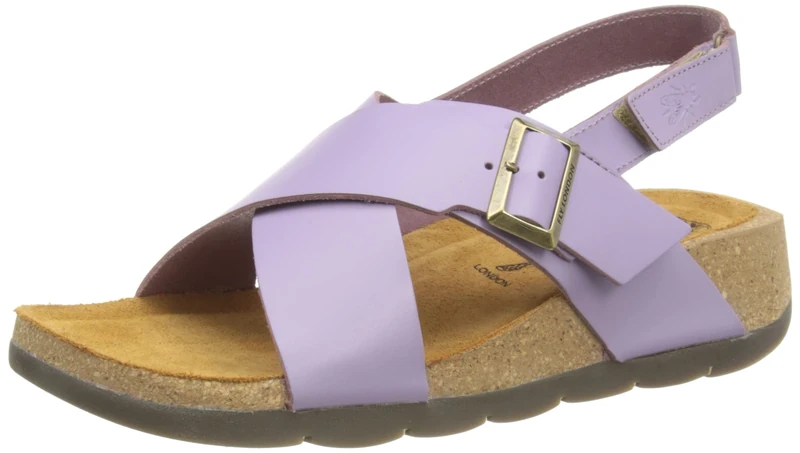 Fly London Women's CHLO852FLY Sandal, Violet, 7 UK