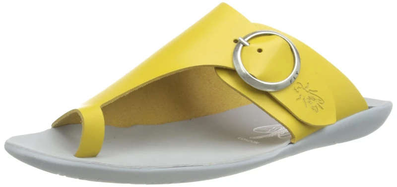 Fly London Women's MICA758FLY Sandal, Mustard, 3 UK - Image 1