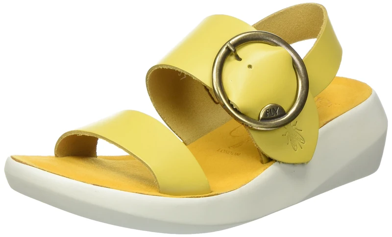 Fly London Women's BANI739FLY Sandal, Mustard, 4 UK - Image 1