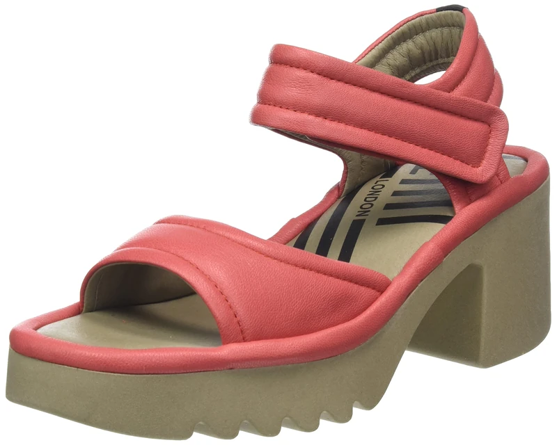 Fly London Women's MANK433FLY Sandal, Raspberry, 8 UK