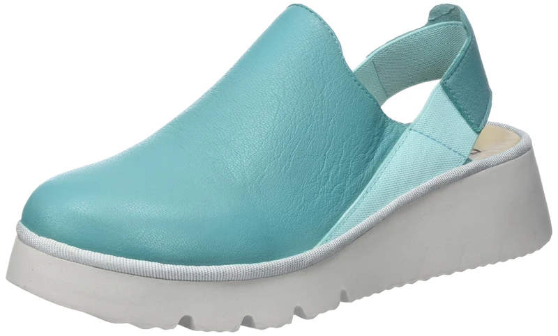 Fly London Women's PLOG430FLY Sandal, Turquoise, 9 UK