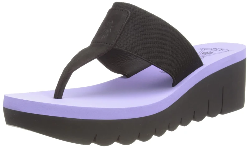 Fly London Women's YOMU725FLY Sandal, Black (Viola), 5 UK
