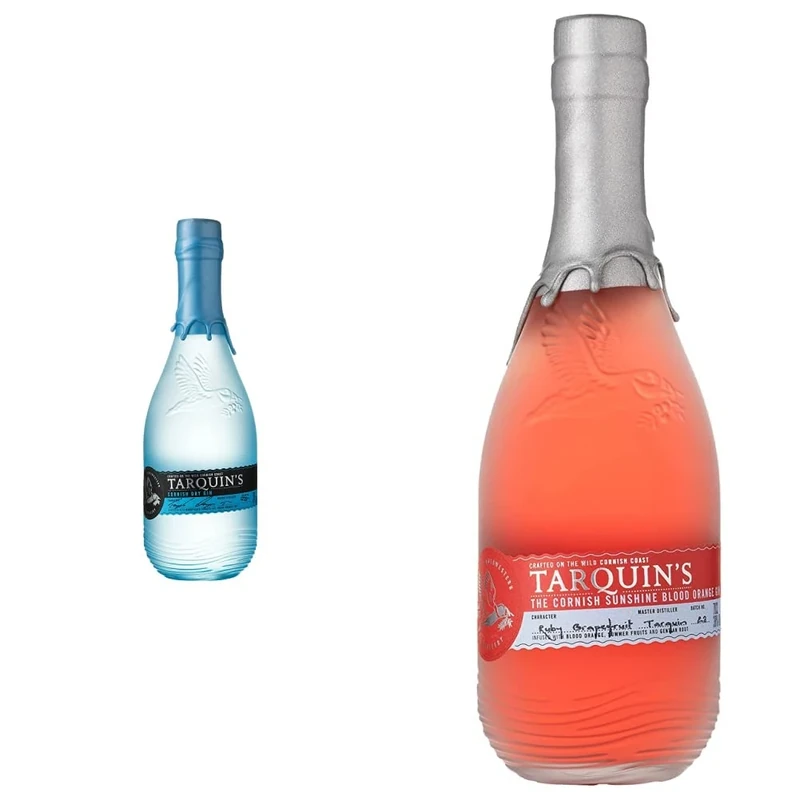 Tarquin's Handcrafted Cornish Dry Gin, 70 cl & Tarquin's Blood Orange Gin, 70 cl