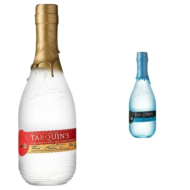Tarquin's Pink Grapefruit & Elderflower Dry Gin, 70cl & Handcrafted Cornish Dry Gin, 70cl