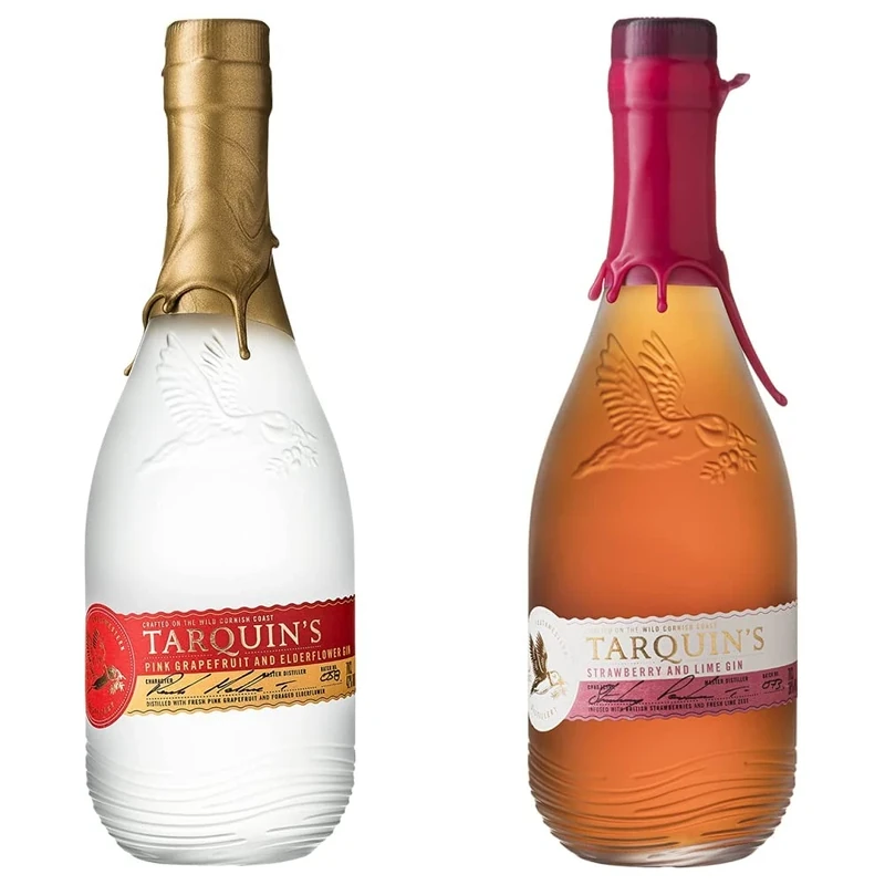 Tarquin's Pink Grapefruit & Elderflower Dry Gin, 70cl & Strawberry and Lime, 70cl