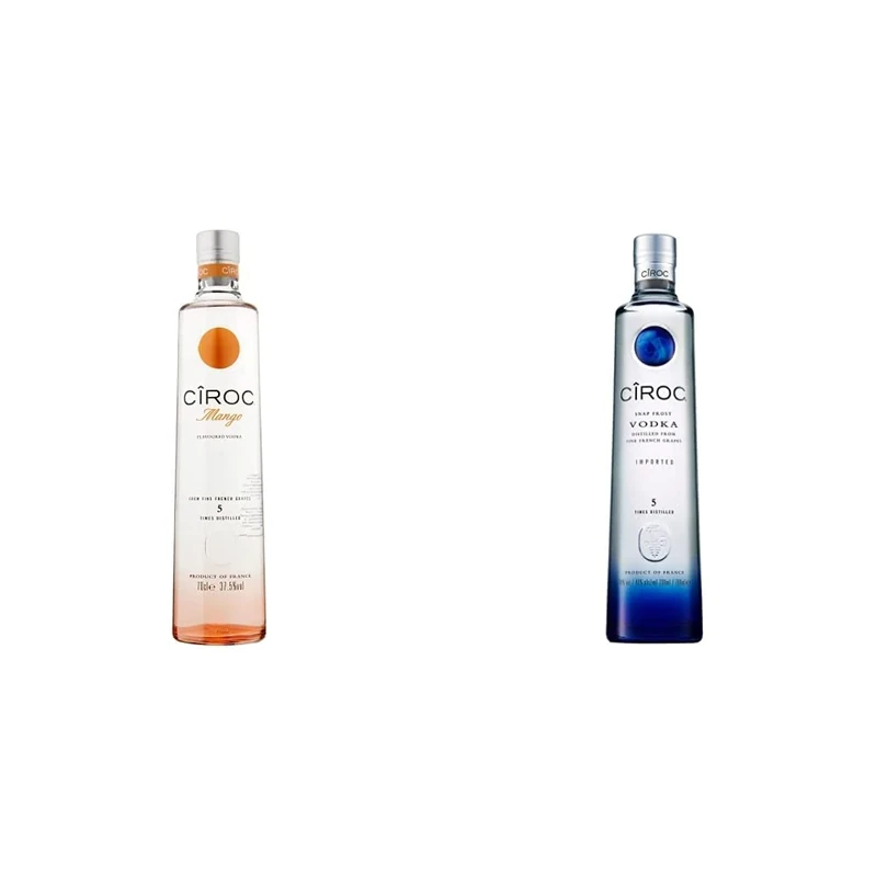 Ciroc Mango Flavoured Vodka 70cl & Premium Vodka 70cl