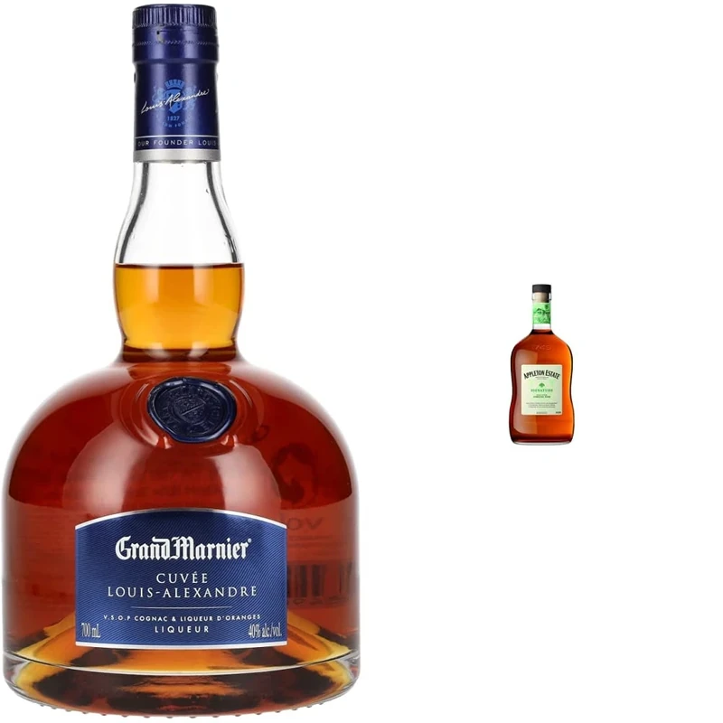 Grand Marnier - Cuvee Louis Alexandre Cognac & Orange Liqueur, 70cl & Appleton Estate Signature Jamaica Rum, 70cl