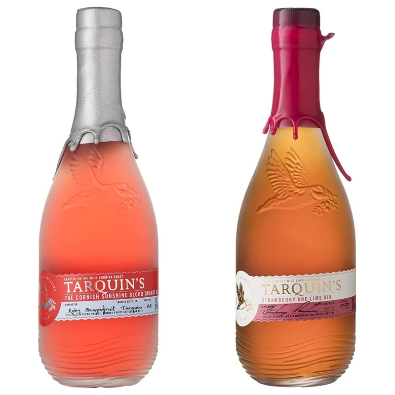 Tarquin's Blood Orange Gin, 70 cl & Tarquin's Strawberry and Lime Gin, 70 cl