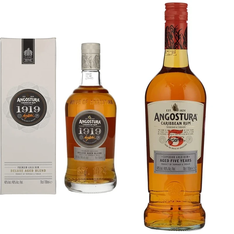 Angostura 1919 Caribbean Rum | Notes of Toffee and Coconut Cream & 5 Year Old Rum, 70 cl
