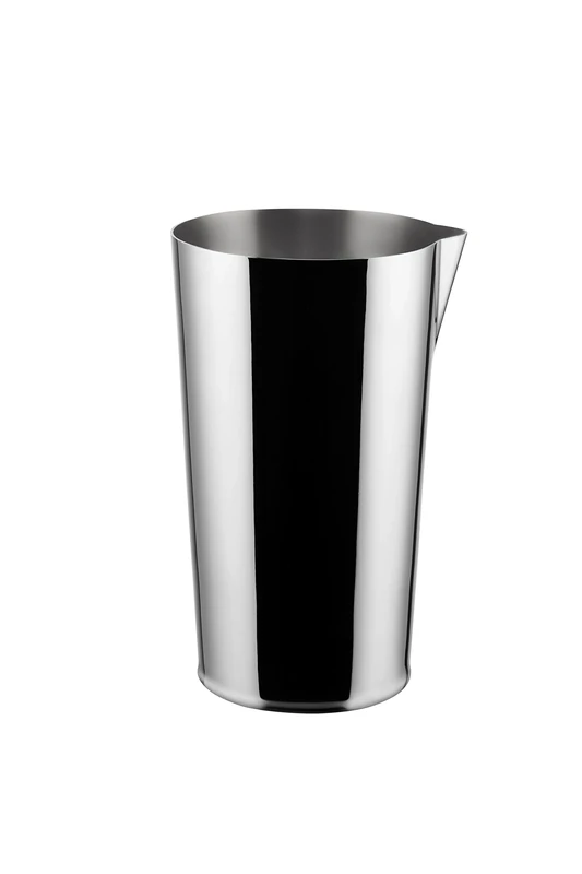 Alessi The Tending Box GIA25 - Designer Cocktail Mixing Glass, in 18/10 Stainless Steel, Dishwasher Safe, 7.5 cl