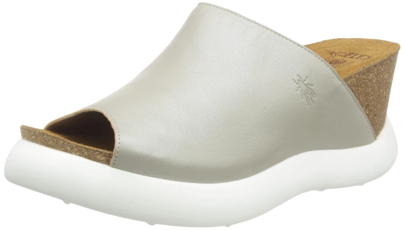 Fly London Women's GINO966FLY Sandal, Silver, 7 UK