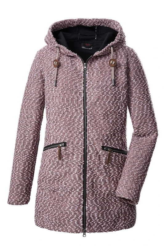 G.I.G.A. DX Women's Gw 55 Wmn Kntflc Prk Casual Knitted Parka with Hood, Mallow, 46 (EU)