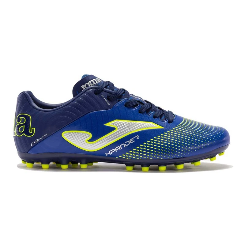 Joma Men's Xpander 2304 Royal Green Artificial Fluorescent Grass Shoes, Royal Blue Neon Green, 10.5 UK - Image 1
