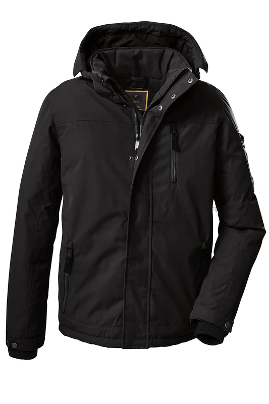 G.I.G.A. DX Men's Gw 37 Mn Casual Functional Jacket with Zip-Off Hood, Black, S