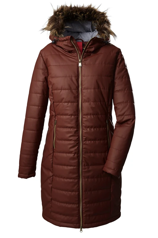 G.I.G.A. DX Women's Gw 12 Wmn Qltd Prk Casual PU Functional Parka in Down Look with Hood, Autumn Leaves, 36 (EU)