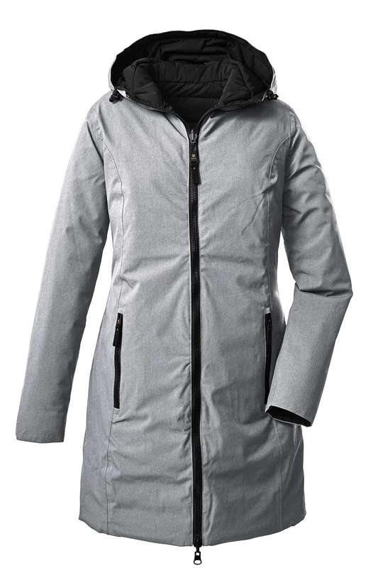 G.I.G.A. DX Women's Gw 2 Wmn Prk Casual Functional Reversible Parka with Hood, Off-White, 38