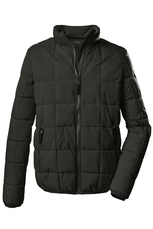 G.I.G.A. DX (GIGEQ GW 41 MN QLTD JCKT, men's casual functional jacket in down look, green, anthracite, L, 38530-000
