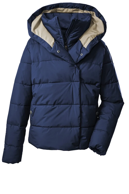 G.I.G.A. DX GIGEQ 38732-000 Women's Casual Functional Jacket in Down Look with Hood GW 29 WMN QLTD JCKT, Medium Blue, 34