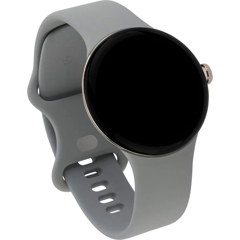 Google Pixel Watch - Android Smart Watch with Activity Tracking and Analysis, Champagne Gold Stainless Steel Case with Sage Green Sport Band, LTE