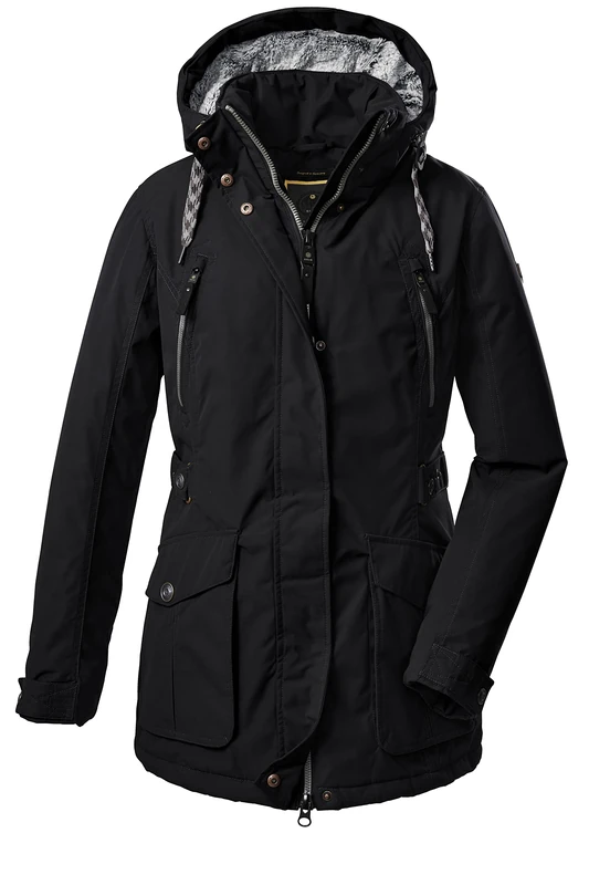 G.I.G.A. DX GIGEQ 38725-000 Women's Casual Functional Jacket with Zip-Off Hood GW 62 WMN JCKT Black 50