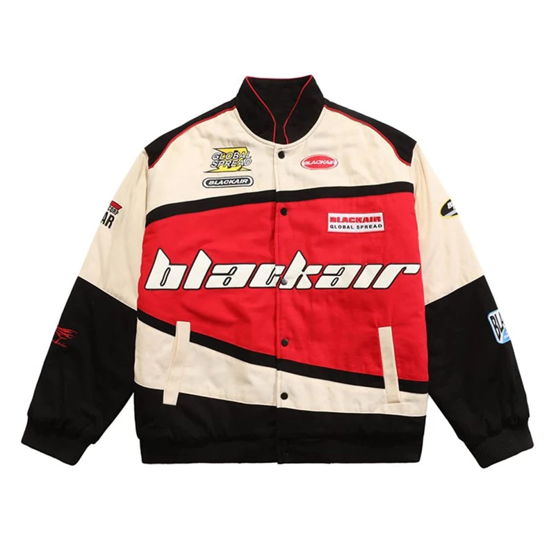 Vamtac Unisex's Vamus08jt181 Varsity Jacket, 06-red, S - Image 1