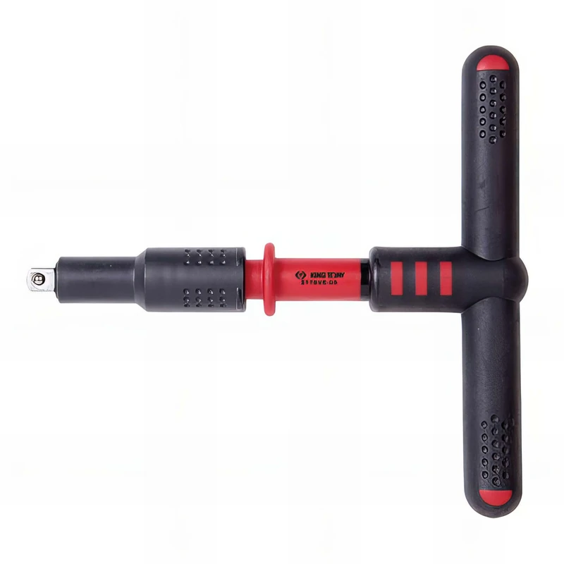 King Tony 2178VE05 Mango En T Aislado 1/4" 125mm for DIYers & Professionals, Designed for Repair, Installation and Workshop tasks, 125mm