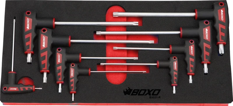 BOXO 9 Pc Torx T-Handle Set