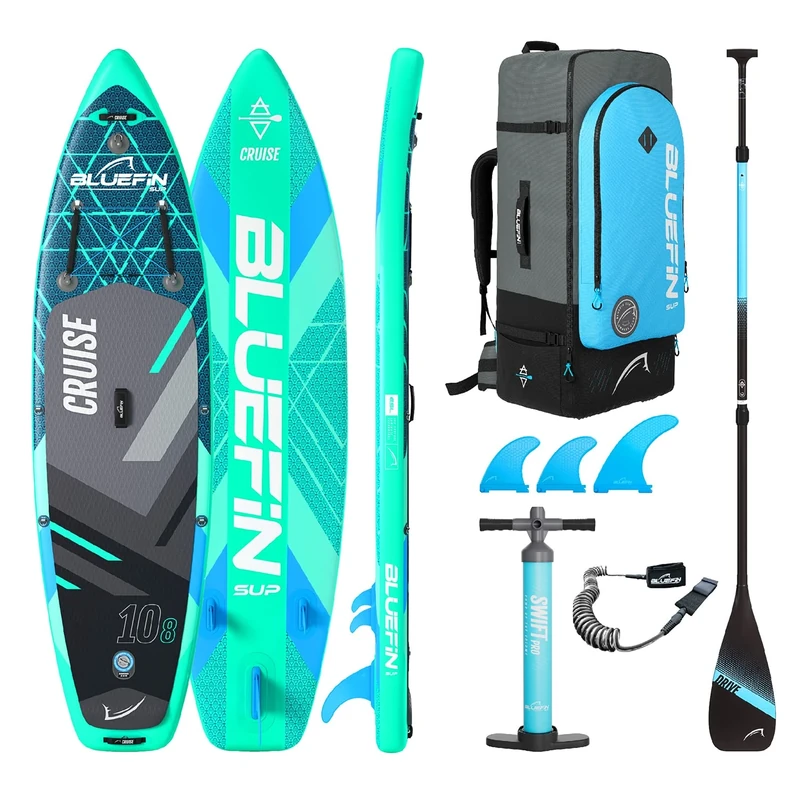 Bluefin SUP Cruise 10'8 Inflatable Paddle Board| Adult board| Cruise 10'8 SUP|Paddle Board Accessories included