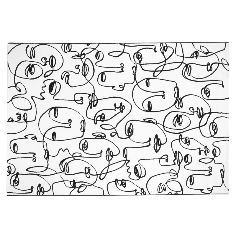 Indomex Rug Faces 160 x 230 cm Multicoloured