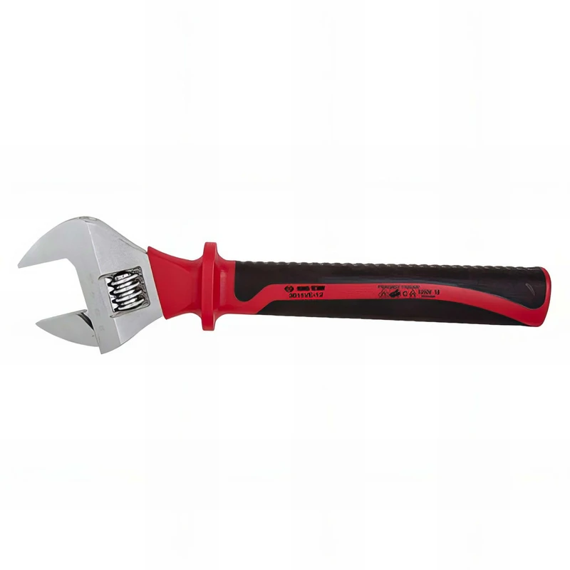 King Tony 3611VE12 Wrench Ajustable Aislada 310mm for DIYers & Professionals, Made for Repair and Installation tasks, 310mm