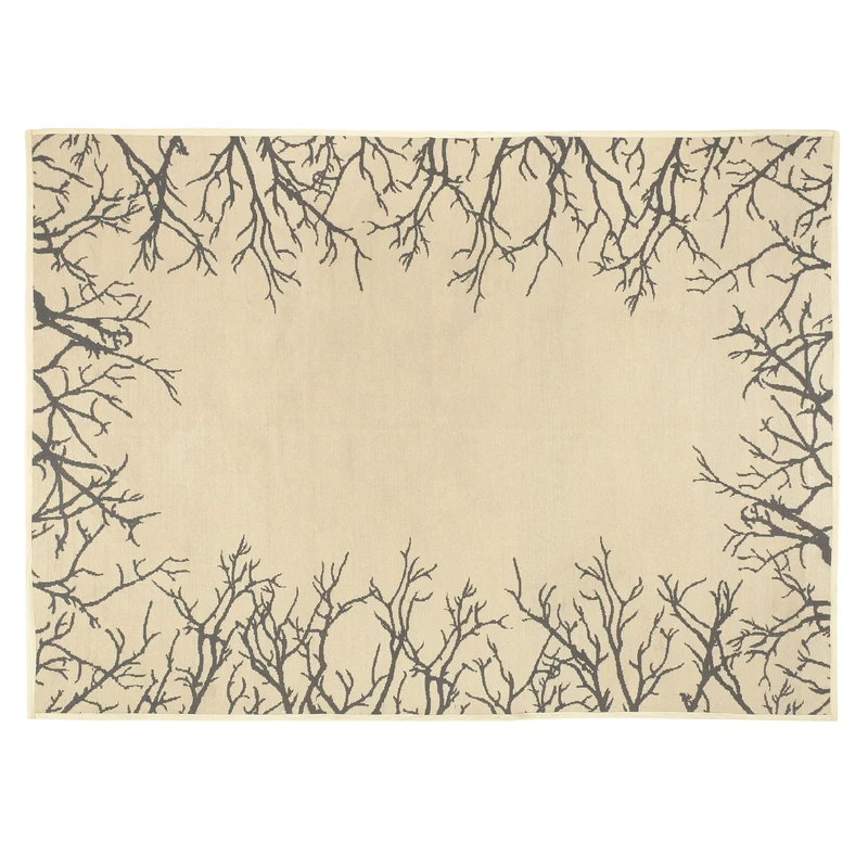 Indomex Alaya02 Rug 160 x 230 cm Ivory/Grey