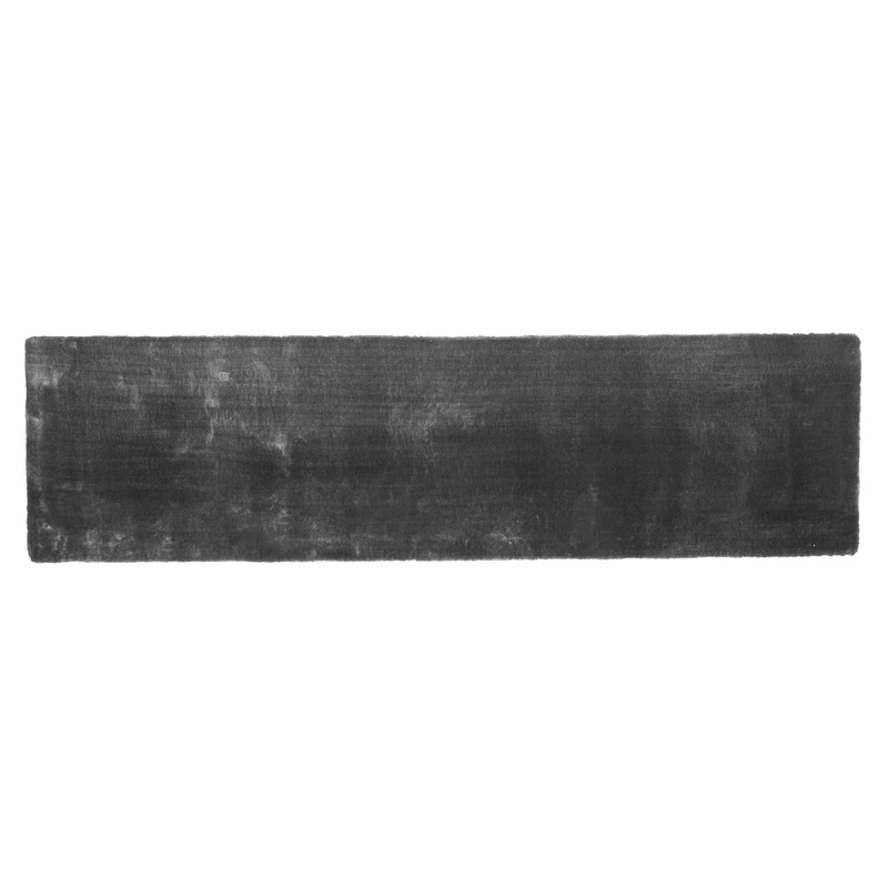 Indomex Rug Happy 080 x 300 cm Dark Grey - Image 1