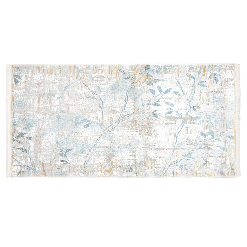 Indomex Rug Kelly 080 x 150 cm Grey/Dark Blue