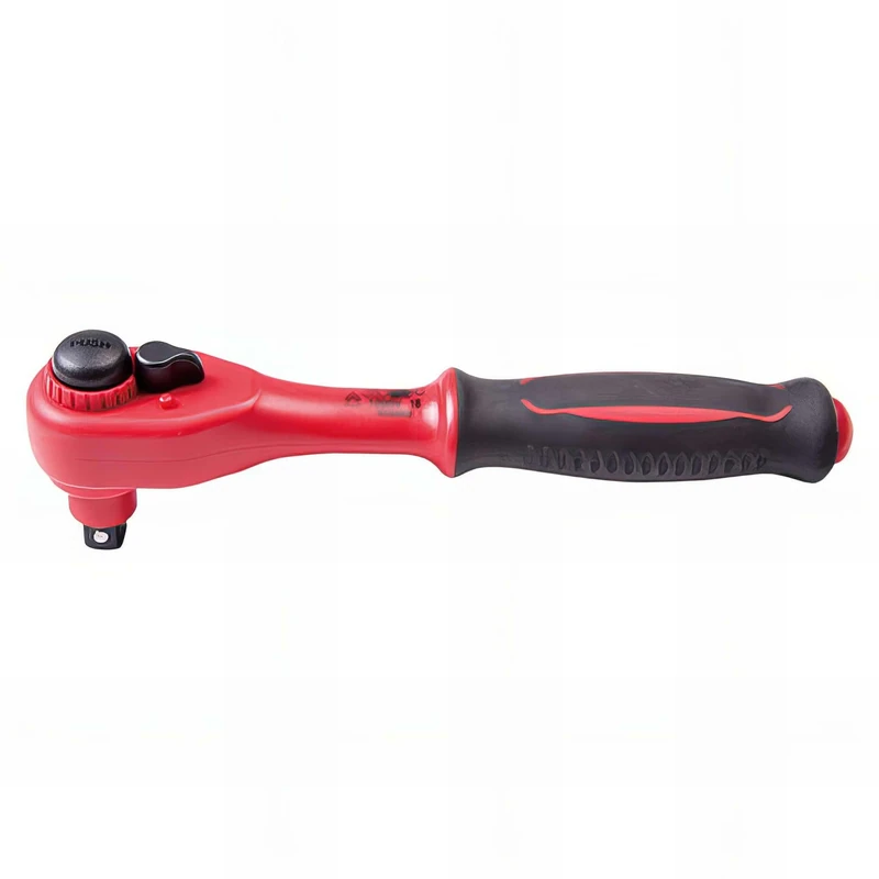 King Tony 3771VE08 Ratchet Aislada 3/8" L:200mm for DIYers & Professionals, Made for Repair and Installation tasks, 200mm