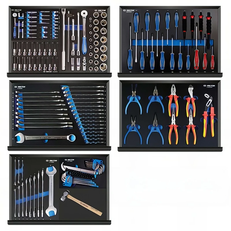 Composición 166 herramientas Bandejas EVAWAVE