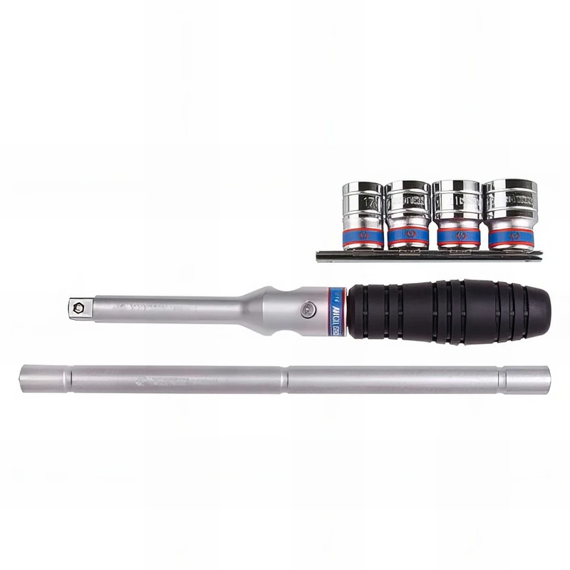 Juego de vasos y accesorios 1/2" - 6 piezas