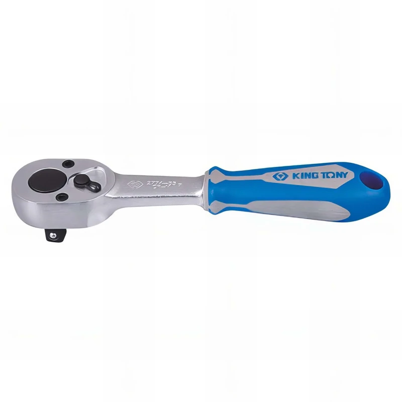 King Tony 277455G Ratchet 1/4" 24 Teeth Cabeza Giratoria 15deg for DIYers & Professionals, Built for Repair and Installation tasks - Image 1
