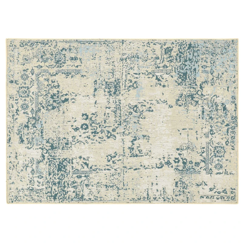 Indomex Rug Halma33 160 x 230 cm Blue/Beige - Image 1