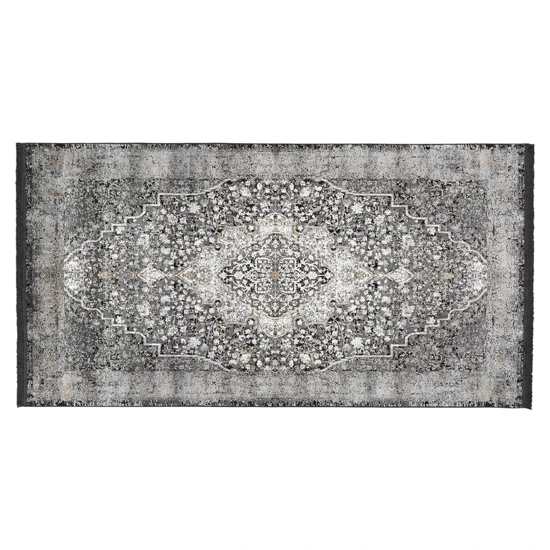 Indomex Rug Bella 080 x 150 cm Grey - Image 1