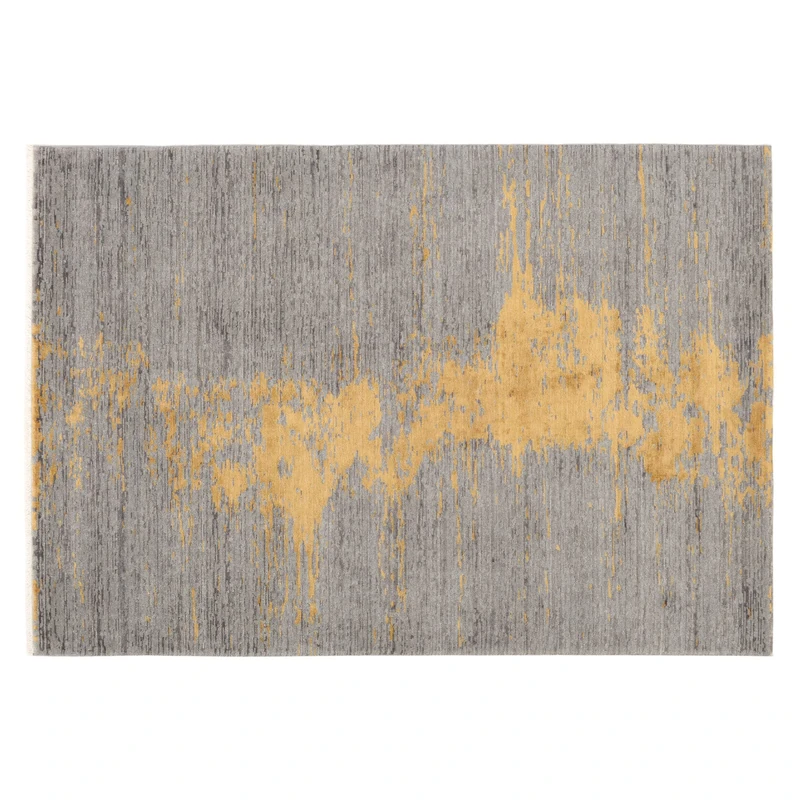 Rug Edine 130 x 195 cm Grey/Yellow